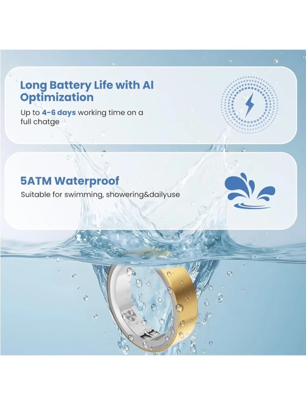 Smart Ring Fitness Tracker